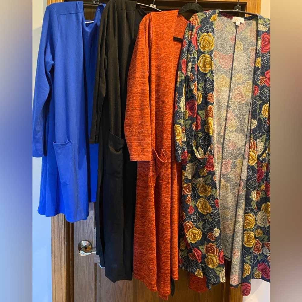 LLR LuLaRoe Sarah sweater dusters multiple set L